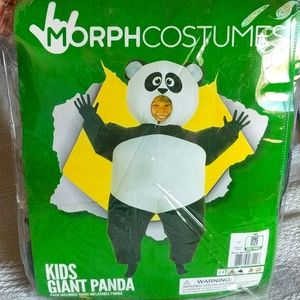 Giant inflatable panda costume